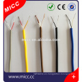 MICC cable de compensación de termopar trenzado / sólido tipo k